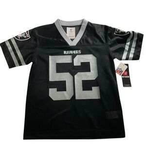RAIDERS Jersey Khalil Mack 52 NFL Players Team Apparel Youth Medium Sz 8 10 New
